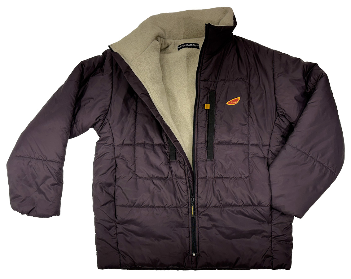 Weipper Dětská unisex zimní bunda Weipper hnědá