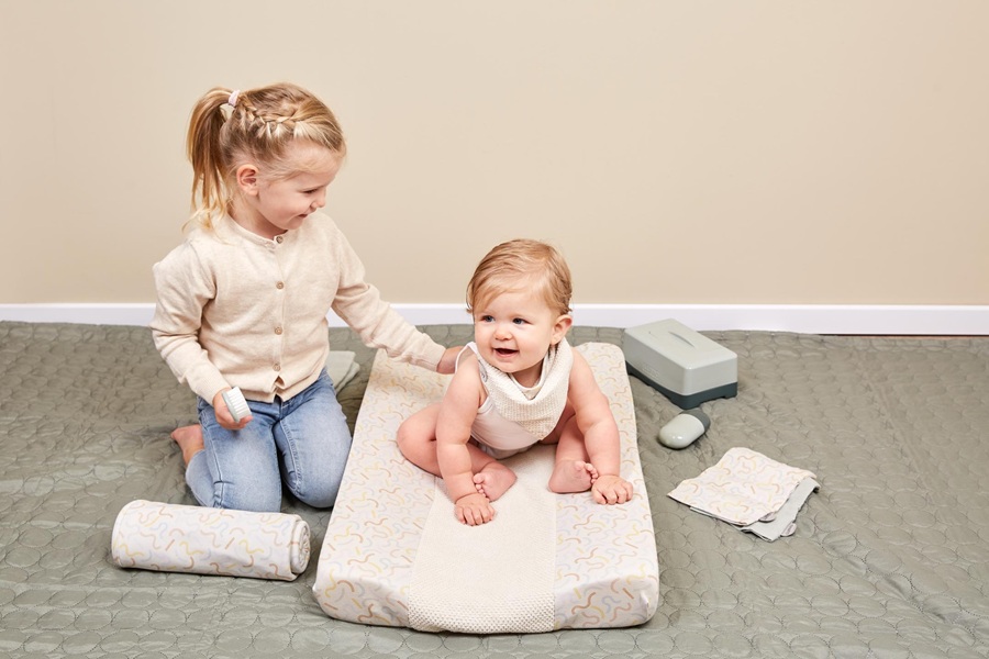 LUMA Mušelínové pončo Luma Multi Lines" "Druh:Dětské župany|Požadované vlastnosti:Kapuce|velikost:86/92|Vzor:Multi Lines|