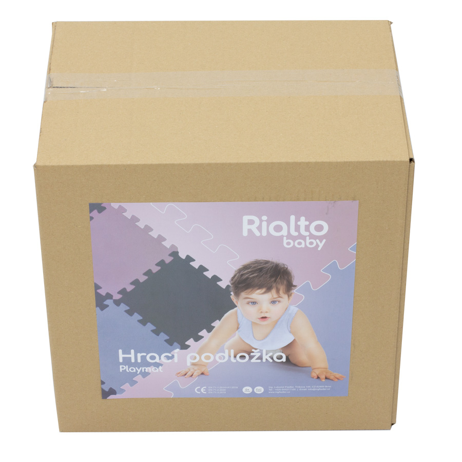 Rialto Baby Hrací podložka puzzle korkové 120x120cm