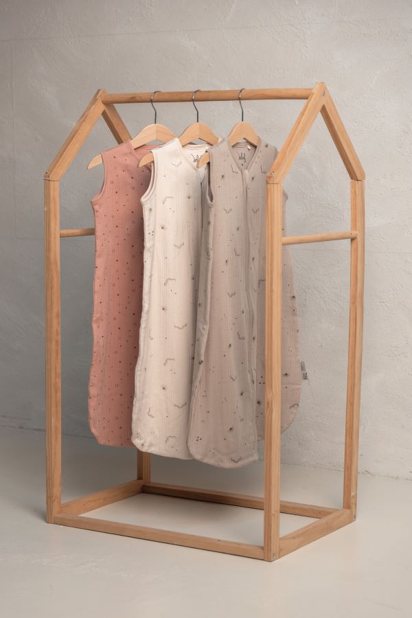 Witlof for Kids Letní spací pytel z žerzeje 90 cm Galaxy Dreams Taupe