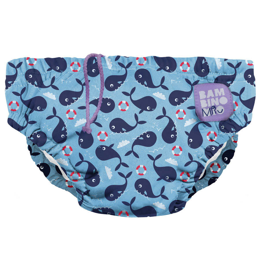 Bambino Mio koupací sada BLUE WHALE, 6-12 měsíců