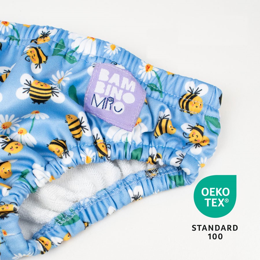 Bambino Mio kojenecké plavky BUSY BEES, 6-12 měsíců