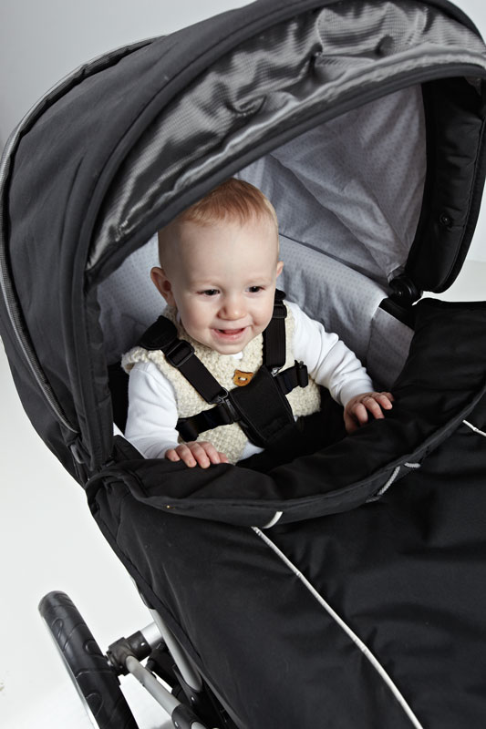 Baby Dan Kšíry do kočárku Lux Black