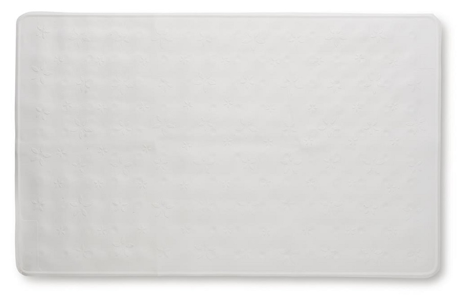 Baby Dan Protiskluzová podložka do vany bílá 35x55cm" "Barva:bílé|Délka:55 cm|Hmotnost:0,3 kg|Šířka:35 cm|Výrobce:BabyDan|