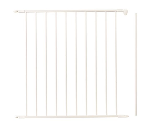 Baby Dan Prodloužení pro Prostorovou zábranu bílé 72 cm" "Barva:bílé|Druh zábrany:prodlužovací moduly|Materiál:kov|Určení zábrany:bytové|