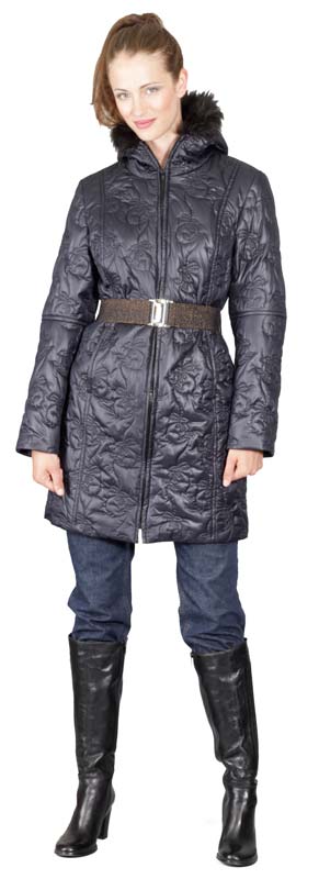 Dámský kabát Rialto Huet černý 0369 Dámská velikost: 44