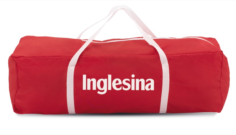 Inglesina Postýlka Inglesina  Lodge Lime" "Barva:limetkové|Kolečka:ano|Materiál:polyesterové a hlinikové|Polohovací:ano|Rozměry:126x79|Typ:cestovní|Vyndavací příčky:ano|Výška:79|