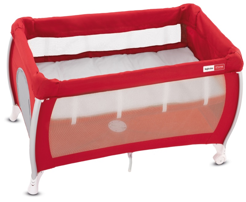 Inglesina Postýlka Inglesina  Lodge Lime" "Barva:limetkové|Kolečka:ano|Materiál:polyesterové a hlinikové|Polohovací:ano|Rozměry:126x79|Typ:cestovní|Vyndavací příčky:ano|Výška:79|