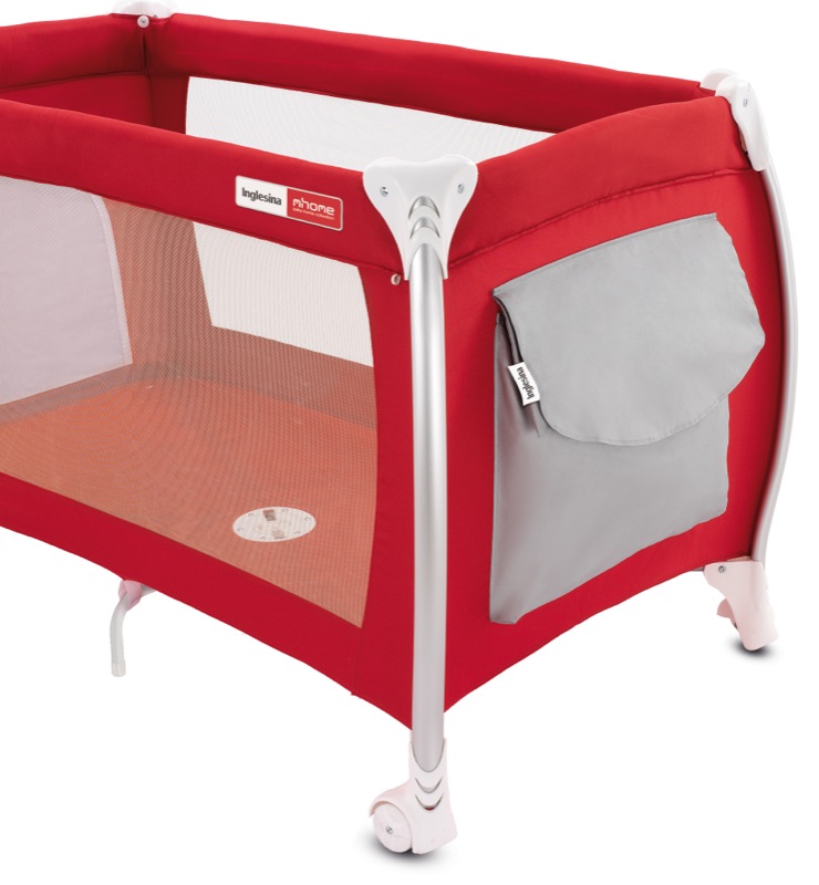 Inglesina Postýlka Inglesina  Lodge Lime" "Barva:limetkové|Kolečka:ano|Materiál:polyesterové a hlinikové|Polohovací:ano|Rozměry:126x79|Typ:cestovní|Vyndavací příčky:ano|Výška:79|