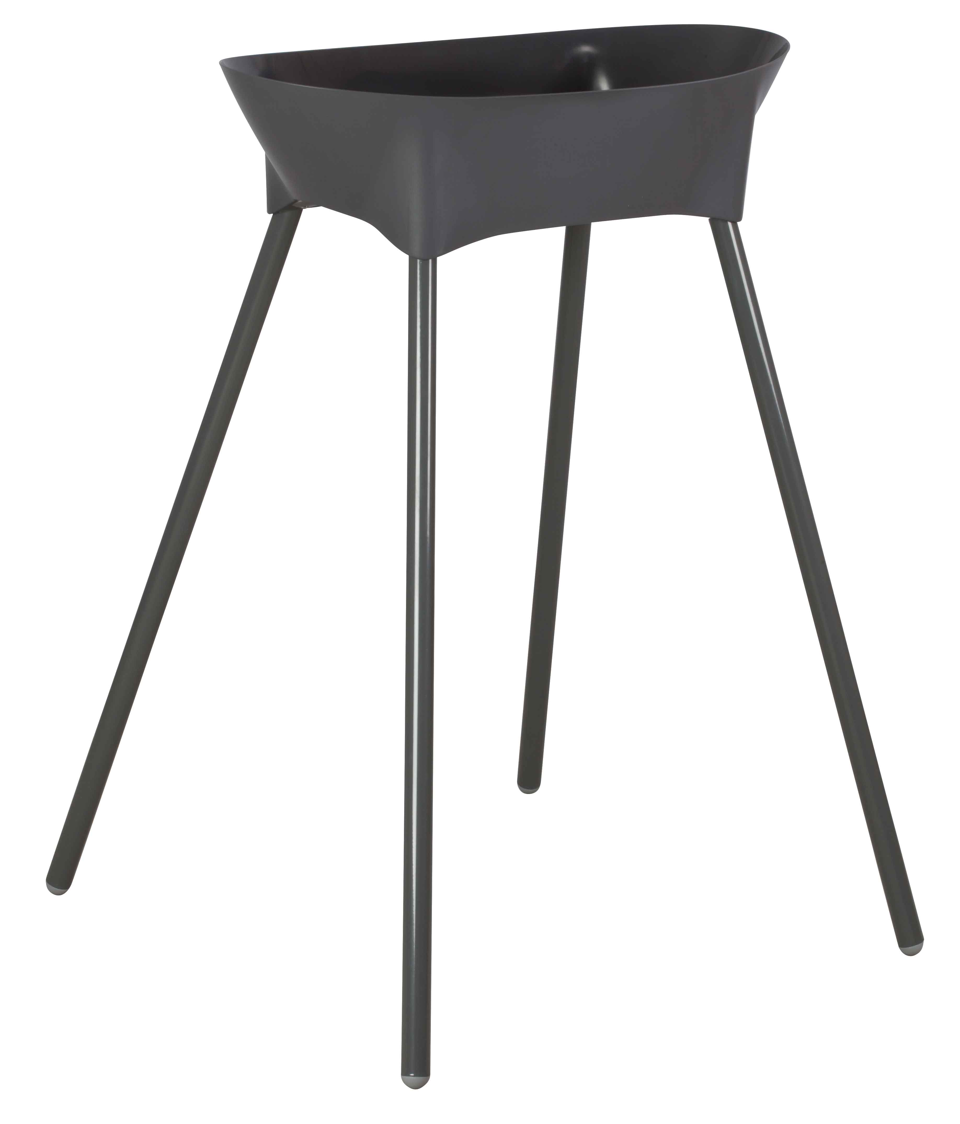 LUMA Stojan na vaničku Luma Dark Grey/Silk Oat" "Barva:šedé|Druh:Stojany na vaničku|Kategorie:Vaničky a kyblíky|Rozměry:78x32x16,5 cm|Výrobce:Luma|