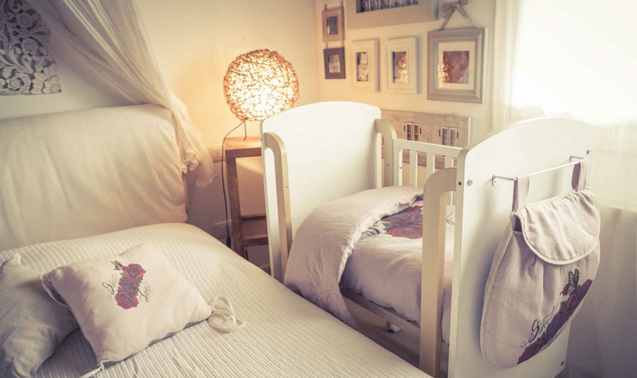 Hug's Factory Hugs Factory 3-dílná sada povlečení do kolébky Pink dekor Rose/MOM and DAD, BIO