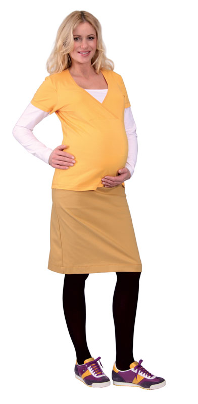 Těhotenská sukně Rialto Bree žlutá 1925 Dámská velikost: 42