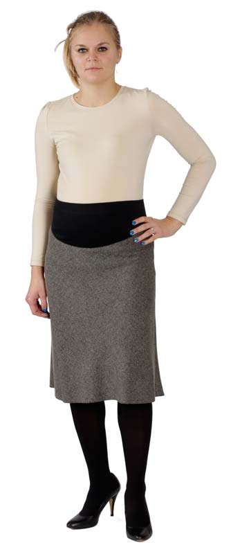 Těhotenská sukně Rialto Brenish šedá 2016 Dámská velikost: 38