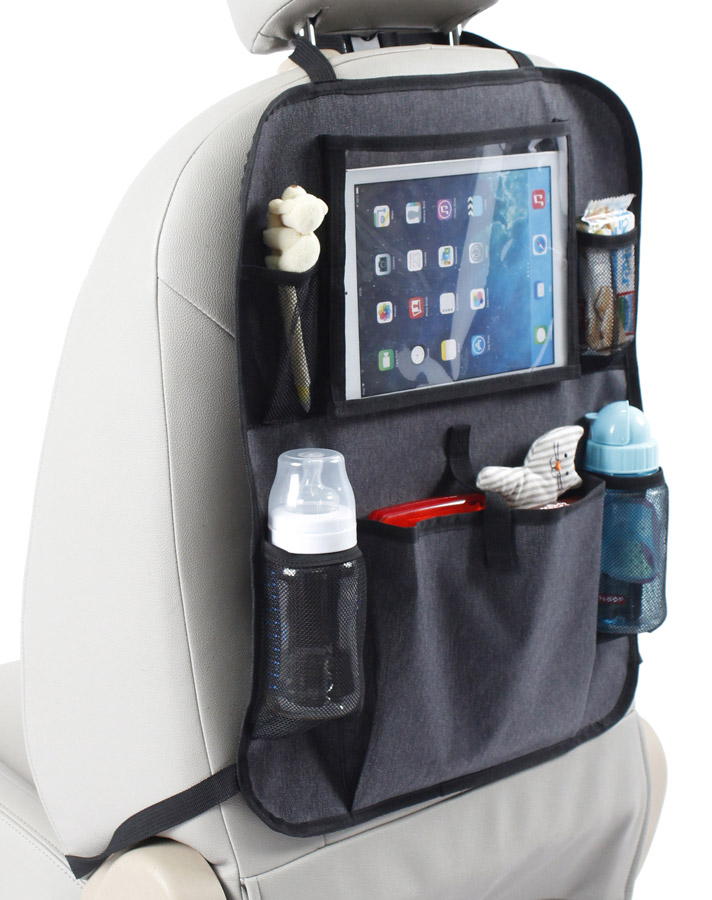 Baby Dan Kapsář do auta s kapsou na tablet, Luxury Grey