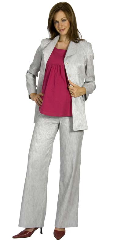 Těhotenské kalhoty Rialto Roodt šedé 0122 Dámská velikost: 36