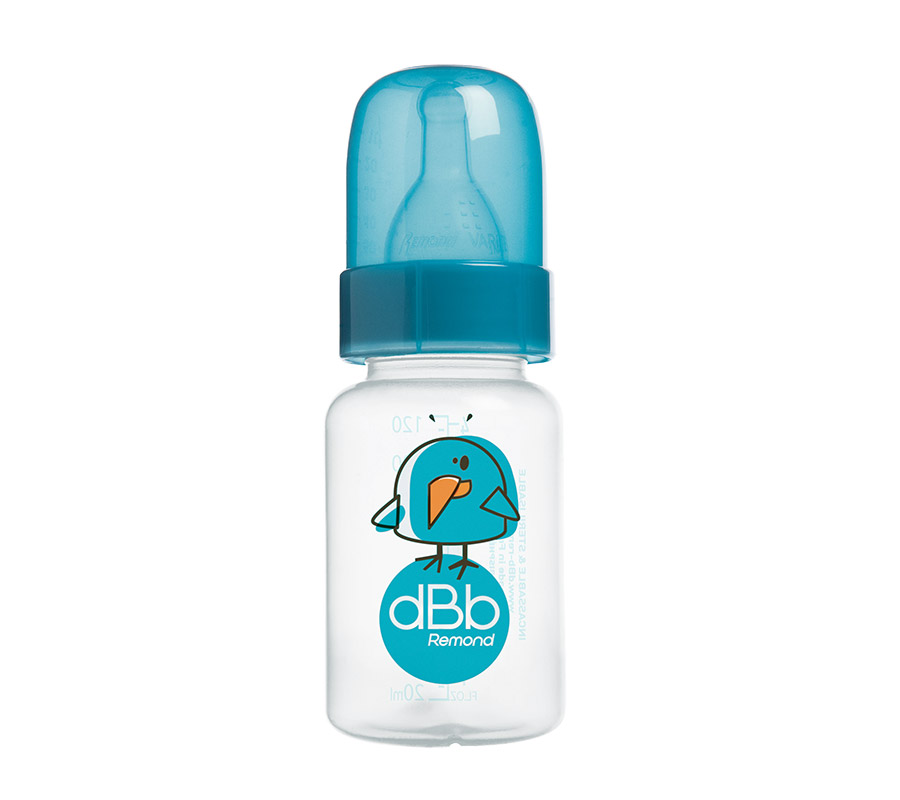 dBb Remond dBb lahvička Dodo PP 120ml, savička NN.,tyrkysová" "Barva:tyrkysové|Materiál:plastové|Objem:120 ml|Typ produktu:láhve|