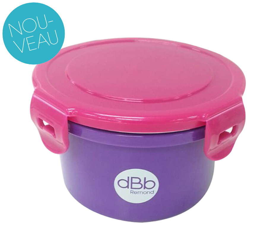 dBb Remond dBb Nádoba Baby Lunch 400 ml s víkem" "Barva:Fialová/Růžová|