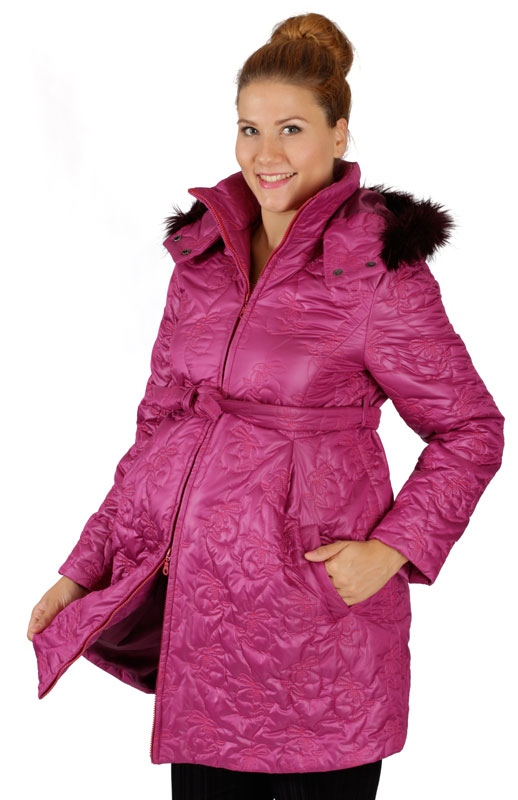 Těhotenská bunda Rialto Maren Růžová 0366 Dámská velikost: 38