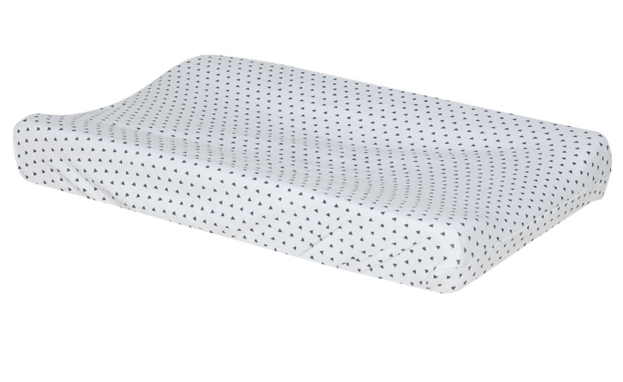 LUMA Návlek na přebalovací podložku Luma Memphis Grey" "Barva:šedé|Se zvýšenými okraji:ano|Typ:návlek na přebalovací podložku|Vzor:Memphis grey|