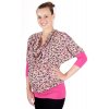 Těhotenské tričko Rialto River růžový puntík 0257 (Dámská velikost 36)