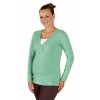 Těhotenské a kojicí tričko Rialto Devin zelená 0071 (Dámská velikost 36)