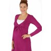 Těhotenské a kojící šaty Rialto Lovende fialové 0424 (Dámská velikost 36)
