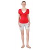 Těhotenské a kojicí tričko Rialto DUN červená 0191 (Dámská velikost 36)
