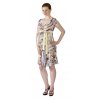 Těhotenské a kojící šaty Rialto Larochette barevná kolečka 0513 (Dámská velikost 36)