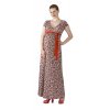 Těhotenské a kojící šaty Rialto Lonchette růžový puntík 0257 (Dámská velikost 36)