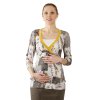 Těhotenské a kojící tričko Rialto Darle květované 0545 (Dámská velikost 36)
