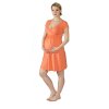 Těhotenská a kojící noční košile Rialto Gochett oranžová 0067