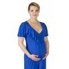 Těhotenské a kojící šaty Rialto LAroka modré 0442 (Dámská velikost 36)