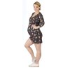Těhotenské šaty Rialto Lage s motivem plameňáků 0560 (Dámská velikost 36)