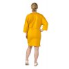 Těhotenské teplákové šaty/mikina Rialto Larivera hořčicová 0547 (Dámská velikost 36)