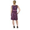 Těhotenské a kojící šaty Rialto Laarne fialová kolečka 0535 (Dámská velikost 36)