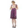 Těhotenské a kojící šaty Rialto Laarne fialová kolečka 0535 (Dámská velikost 36)