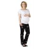 Těhotenské kalhoty Rialto Spa černé s výšivkou 0094 (Dámská velikost 36)