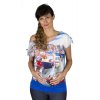 Těhotenské tričko Rialto Divion motiv lodičky 0568 (Dámská velikost 36)