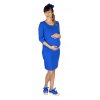 Těhotenské šaty Rialto Lunna kobalt 0442 (Dámská velikost 34)