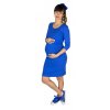 Těhotenské šaty Rialto Lunna kobalt 0442 (Dámská velikost 34)