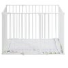 Obdélníková hrací matrace/matrace do ohrádkyObdélníková hrací matrace/matrace do ohrádky BabyDan Square Playpen, 70x100cm, bílo šedo limetková