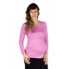 Těhotenské a kojící tričko Rialto Dora, růžové 0360 (Dámská velikost 34)