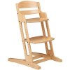 Dřevěná jídelní židlička BabyDan DanChair Natur
