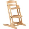 Dřevěná rostoucí jídelní židlička BabyDan DanChair Natur