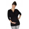 Těhotenské tričko Rialto Rivera černá 0156 (Dámská velikost 36)