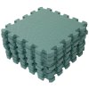 1,4 cm vysoké Zelené hrací pěnové puzzle Babydan 1000-51 Foam mat by BabyDan
