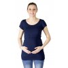 kojící a Těhotenské tričko Rialto Denisa, tmavě modrá 0466 (Dámská velikost 36)