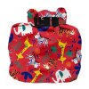 WNB SAFRED Taška na plenky Safari Celebration Red vodotěsná taška na plavky bambinomio červená