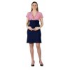 Těhotenské šaty Rialto LacArollin pruhované 0610 (Dámská velikost 36)