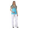Těhotenské tričko Rialto CArollin, tyrkysové 0637 (Dámská velikost 36)